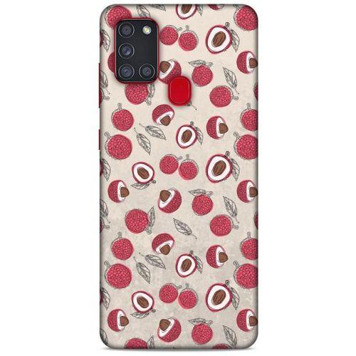 Frutix Lychee 01 Samsung Galaxy A21s Kılıf Desenli Silikon
