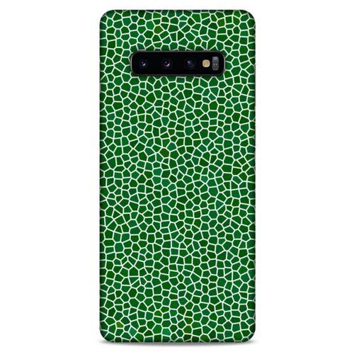 Samsung Galaxy S10 Plus Uyumlu Kılıf Yeşil Delisi (42) Rugged Armor Kılıf Ördek yeşili
