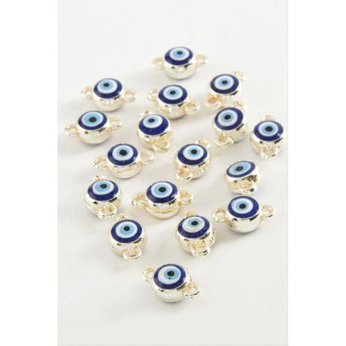 Nazar Çift Kulplu Mineli Bileklik ve Kolye Ucu Aparatı 1 Adet