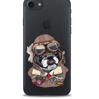 Zoologix (30) Apple iPhone SE 2020 Şeffaf Kılıf Silikon Desenli