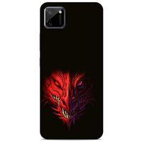 Oppo Realme C11 Kılıf Dragons (16) Kalın Kılıf Kırmızı King Ejderha