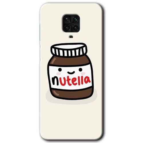 Redmi Note 9s Kılıf HD Desen Baskılı Arka Kapak - Nutella Aşkım + Kırılmaz Cam