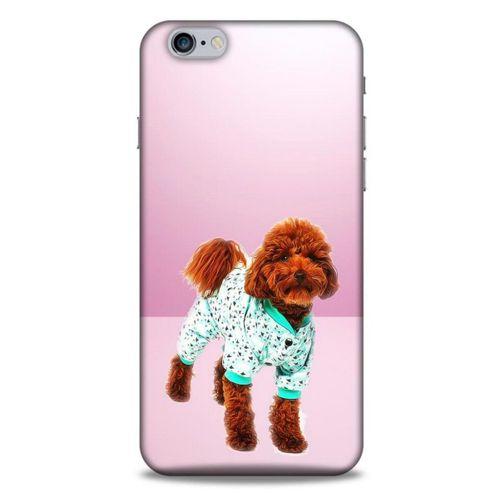 Apple Iphone 6 Plus Kılıf Köpek Kıyafetleri (33) Hybrid Kılıf Poodle Pijama