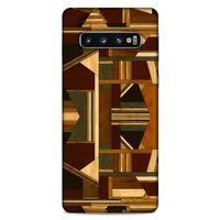 Lopard Samsung Galaxy S10 Uyumlu Kılıf Wood'X (42) Rugged Armor Kılıf Desenli