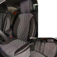 Space Elegance 5'li Set Koltuk Kılıfı Minder Gri-Siyah / KLMNY543