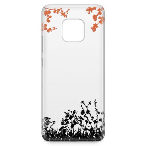 Huawei Mate 20 Pro Kılıf Ot Bahçesi Arka Kapak Koruma Desenli Full Koruyucu
