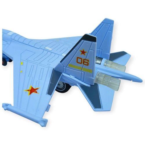 Çek Bırak Metal Uçak Sesli Işıklı 22 cm