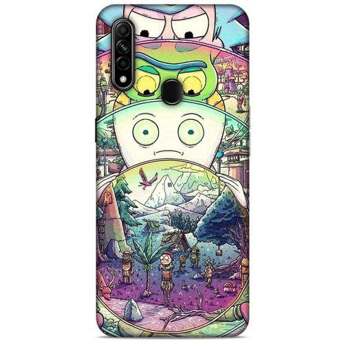 Oppo A31 Uyumlu Kılıf Rick And Morty (48) Bumper Kılıf Decoy Jerrys