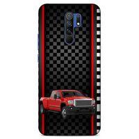 Lopard Xiaomi Redmi 9 Uyumlu Kılıf PickUpX (6) Silikon Kılıf Kırmızı