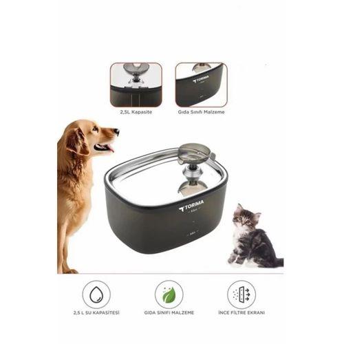 Otomatik Filtreli Kedi Köpek Su Pınarı Su Çeşmesi Ultra Sessiz Su Şelalesi 2.5lt
