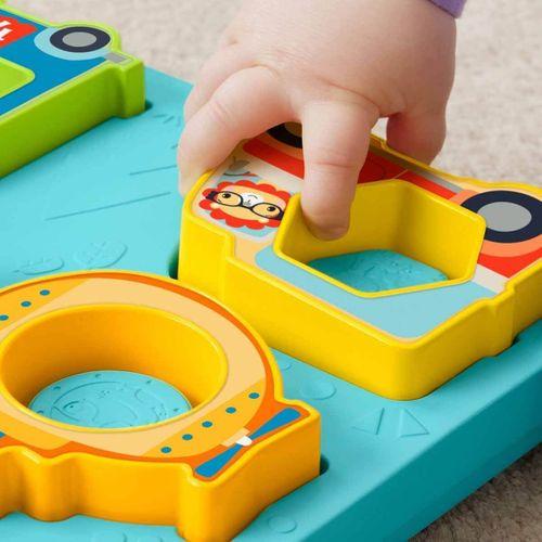 Fisher Price Fisher Price Sesli ve Işıklı Arabalar Puzzle HRP31