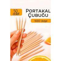 Profesyonel 50’li Portakal Çubuğu Seti - 11.5 cm Manikür & Pedikür Et İtici ve Tırnak Temizleme Seti 722611