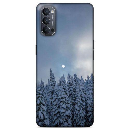 Lopard Oppo Reno 4 Uyumlu Kılıf Gece'S (25) Antişok Kapak Karbeyaz