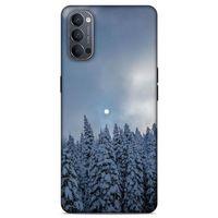 Lopard Oppo Reno 4 Uyumlu Kılıf Gece'S (25) Antişok Kapak Karbeyaz