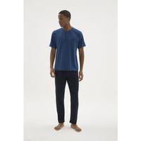 Erkek Pijama Takımı - Çok Büyük Beden Midi Yaka