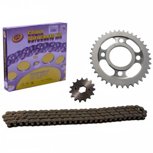 SEVGENT 125Cg Model Ön-Arka Dişli Zincir Set 428 102L 34-15T Sfr