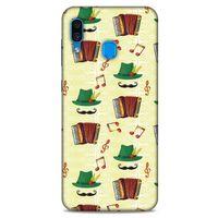 Samsung Galaxy A30 Kılıf Almanya (6) Silikon Kılıf Akordiyon Şapka