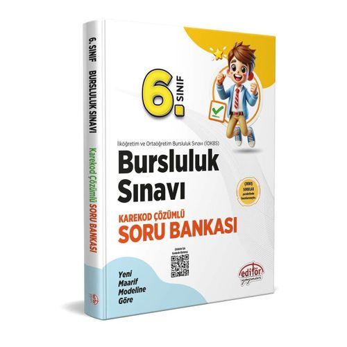 6. Sınıf Bursluluk Sınavı Soru Bankası Editör Yayınları