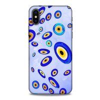 Nazarium (41) Desenli Silikon Kapak Apple iPhone XS Kılıf