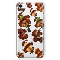 Apple iPhone SE 2020 Kılıf Nutella Park Arka Kapak Koruma Desenli Full Koruyucu