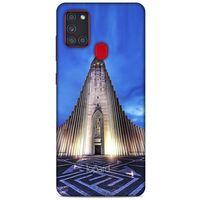 Samsung Galaxy A21s Kılıf Dünya Mimarisi (38) Neo Hybrid Kılıf Church of Hallgrimur