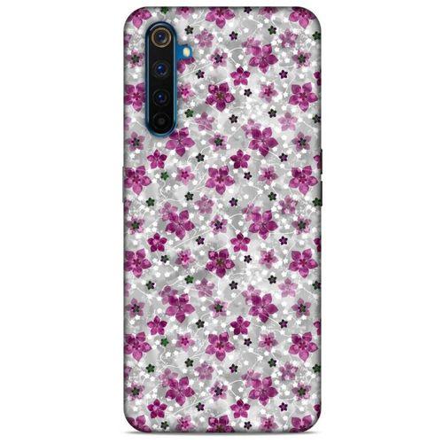 Realme 6 Uyumlu Kılıf Pembe Delisi (6) Silikon Kılıf Çiçek