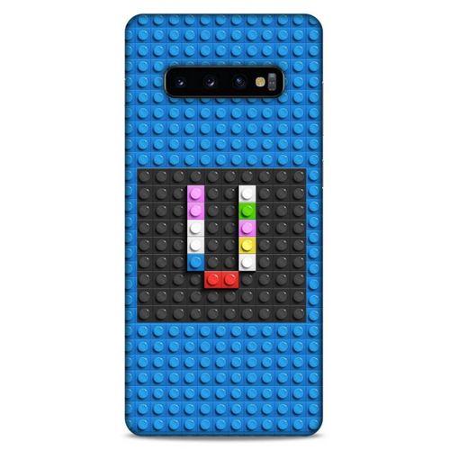 Lopard Samsung Galaxy S10 Plus Uyumlu Kılıf BloX (35) Fit Design Kılıf V Harfi