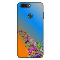 Vestel Venüs V6 Kılıf Kelebek Etkisi (50) Shockproof Kılıf Bordo Pembe