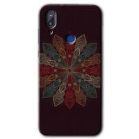 Vestel E5 HD Baskılı Kılıf + 9D Tam Ekran Koruyucu - Mandala Flower Wal