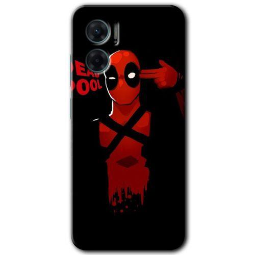 Xiaomi Redmi Note 11E HD Baskılı Kılıf + 9D Tam Ekran Koruyucu - DeadPool 4