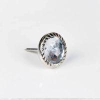 Dekoratif Parlak Taşlı Kabara Raptiye 17 Mm - 500