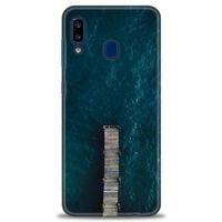 Samsung Galaxy A30 Kılıf HD Baskılı Kılıf - İskele + Tam Ekran Koruyucu