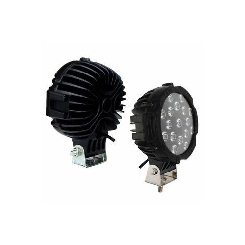 Off Road Sis Lambası Siyah 16 Cm Yuvarlak 17 Led 1 Adet