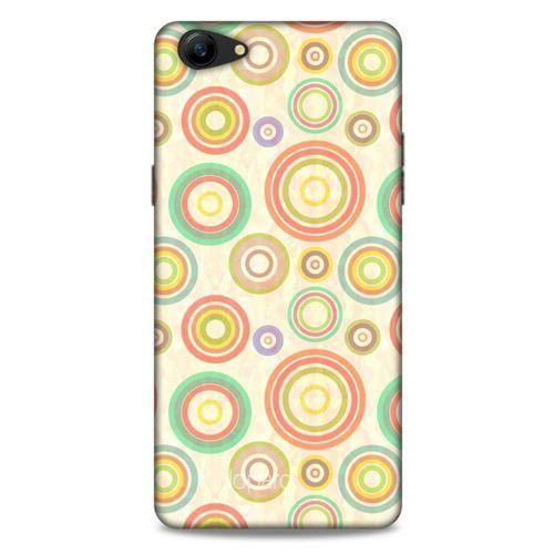 Oppo A79 Kılıf Pastel Renkler (29) Arka Koruma Kılıfı Kırmızı Yeşil