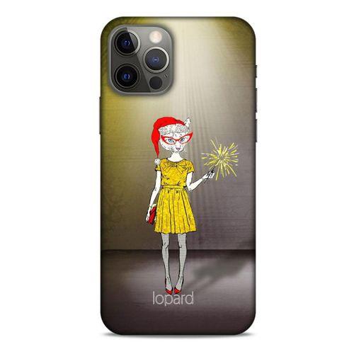 Apple iPhone 12 Pro Kılıf FunnyMaX (32) Soft Silikon Kılıf Turuncu Kahve