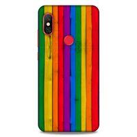 Lopard Xiaomi Redmi Note 6 Pro Uyumlu Kılıf Wood'X (24) Darbe Emici Kılıf Desenli