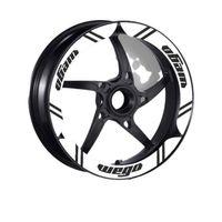 TVS Tvs Wego 110 2012 - 2024 Uyumlu Beyaz Geniş 1 Set Jant Şeridi