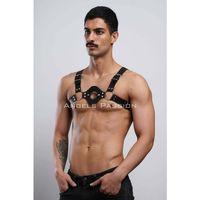 Erkek Deri Göğüs Harness, Erkek Deri İç Giyim, Fantezi Giyim - Brfm151