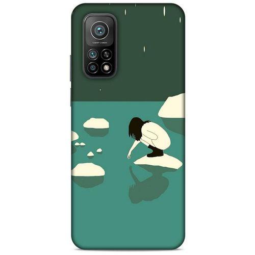 Xiaomi Mi 10T Pro 5G Kılıf Depresyon (8) Baskılı Kılıf Siyah Kahverengi