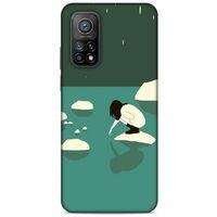 Xiaomi Mi 10T Pro 5G Kılıf Depresyon (8) Baskılı Kılıf Siyah Kahverengi