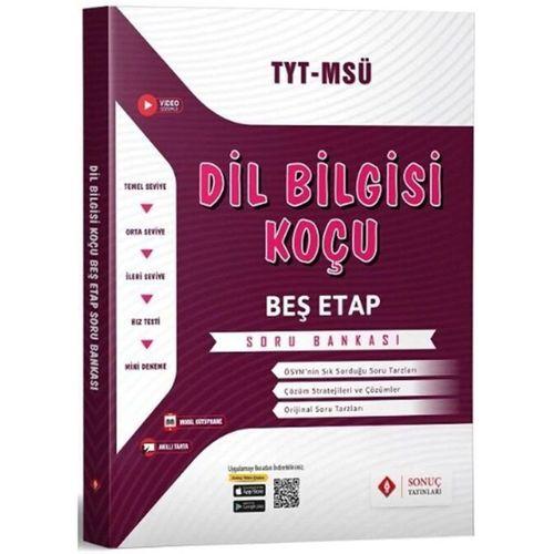 TYT MSÜ Dil Bilgisi Koçu Beş Etap Soru Bankası Sonuç Yayınları