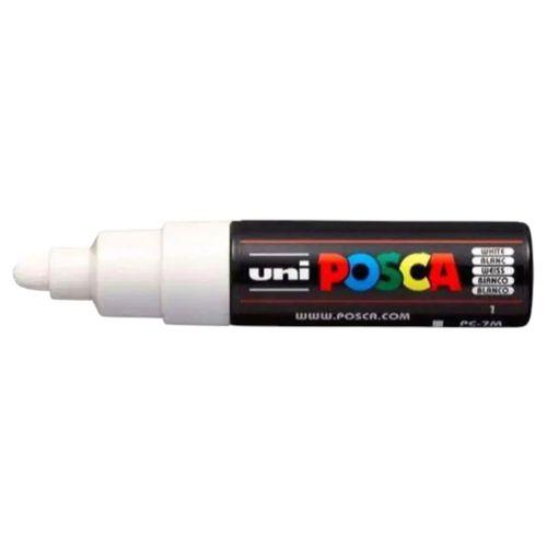 UNİBALL POSCA (4.5-5.5) SU BAZLI POSTER MARKÖRÜ BEYAZ (UNİ-PC-7M)
