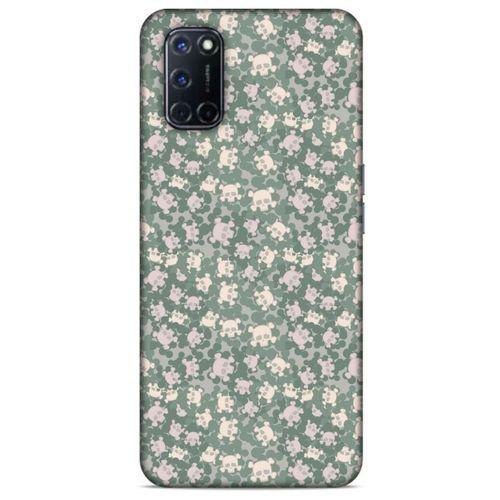 Kamuflaj 01 Oppo A52 Kılıf Silikon Kapak