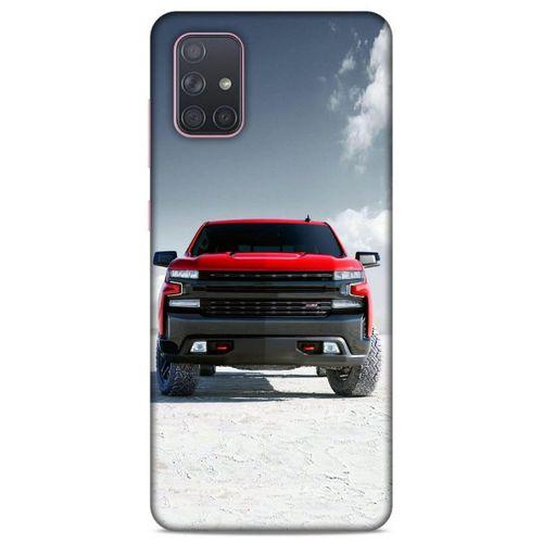 Lopard Samsung Galaxy A71 Uyumlu Kılıf PickUpX (34) Slim Armor Kılıf Şok Kırmızı