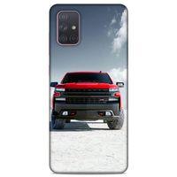 Lopard Samsung Galaxy A71 Uyumlu Kılıf PickUpX (34) Slim Armor Kılıf Şok Kırmızı