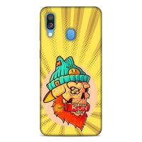 Lopard Samsung Galaxy A40 Uyumlu Kılıf Tattoo's (32) Soft Silikon Kılıf Run