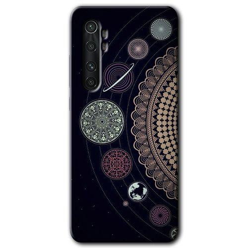 Xiaomi Mi Note 10 Lite HD Baskılı Kılıf + 9D Tam Ekran Koruyucu - Gezegen Döngüsü