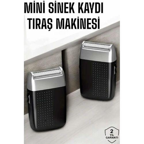 Tıraş Makinesi Mini Sinek Kaydı Şarjlı Taşınabilir Paslanmaz Çelik