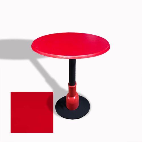 Dockers Melody Yuvarlak Masa (ESB) Çap 70cm - (Werzalit, Wermodin ve Allzalit Tabla) - Kırmızı
