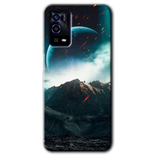 Oppo A55 Kılıf HD Desen Baskılı Arka Kapak - Uzay Gökyüzü